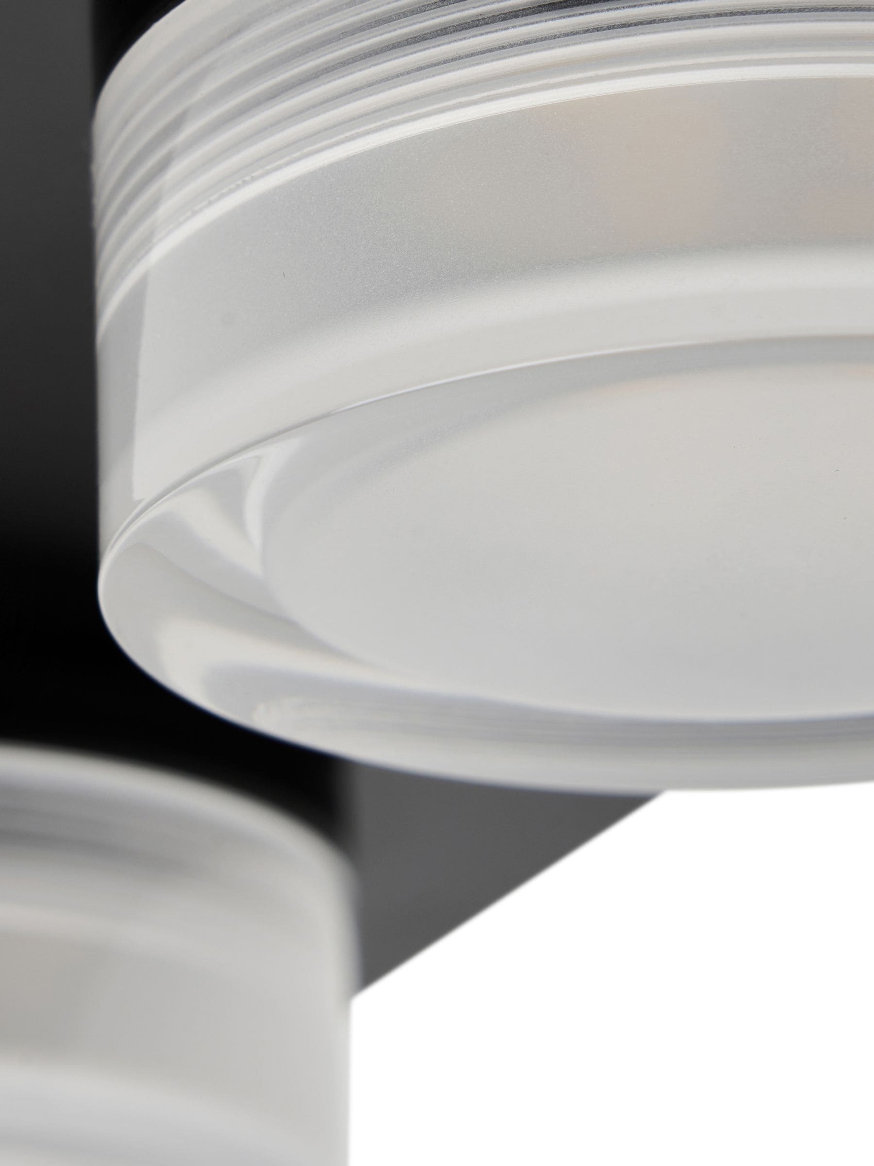 BHS Amalfi matte black LED ceiling light, imported from the UK