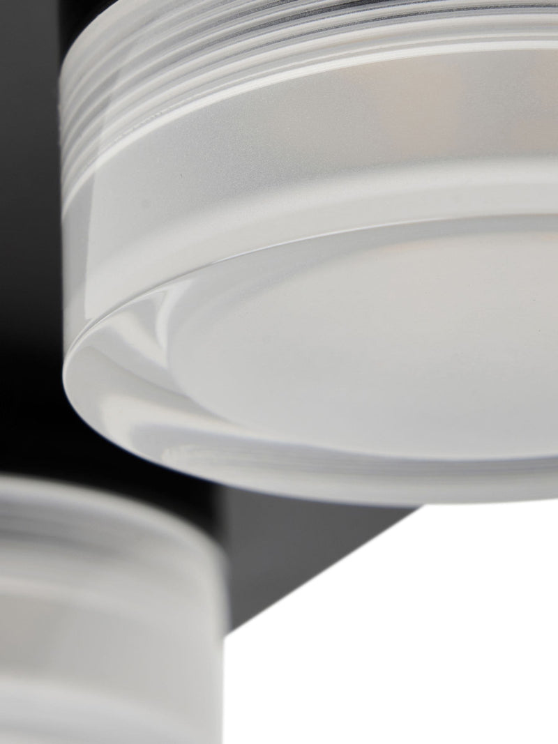 BHS Amalfi matte black LED ceiling light, imported from the UK