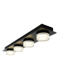 BHS Amalfi matte black LED ceiling light, imported from the UK
