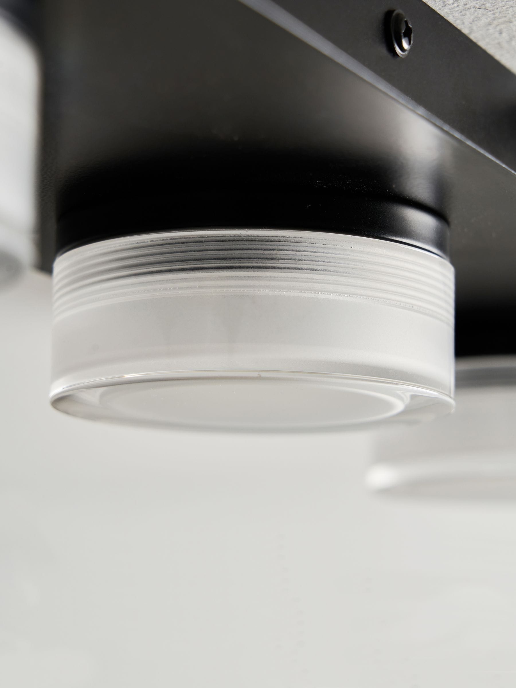 BHS Amalfi matte black LED ceiling light, imported from the UK