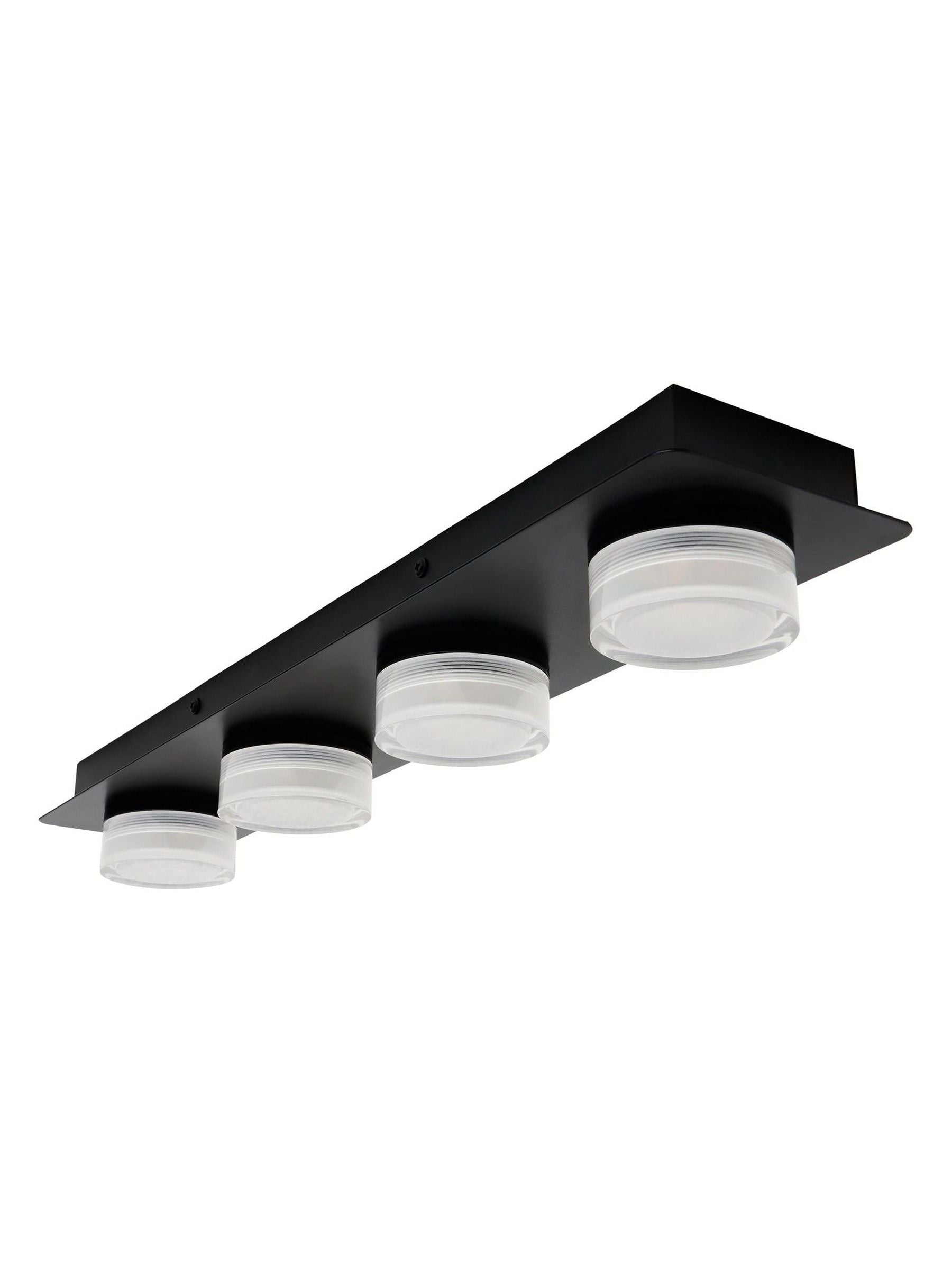 BHS Amalfi matte black LED ceiling light, imported from the UK