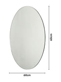 BHS round LED touch demist mirror 60cm (British brand)