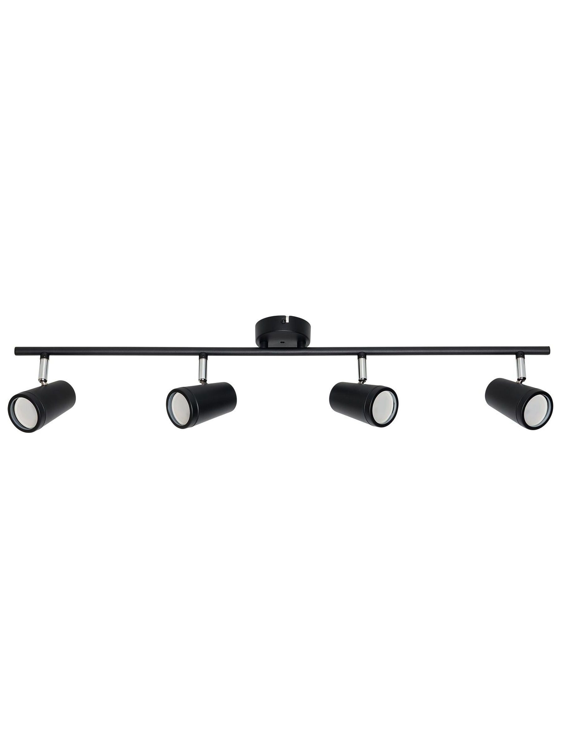 BHS Freya 4-light GU10 wall light black IP44, UK version