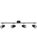 BHS Freya 4-light GU10 wall light black IP44, UK version