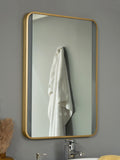 Rectangular Framed LED Mirror with Motion Sensor and Demist Function