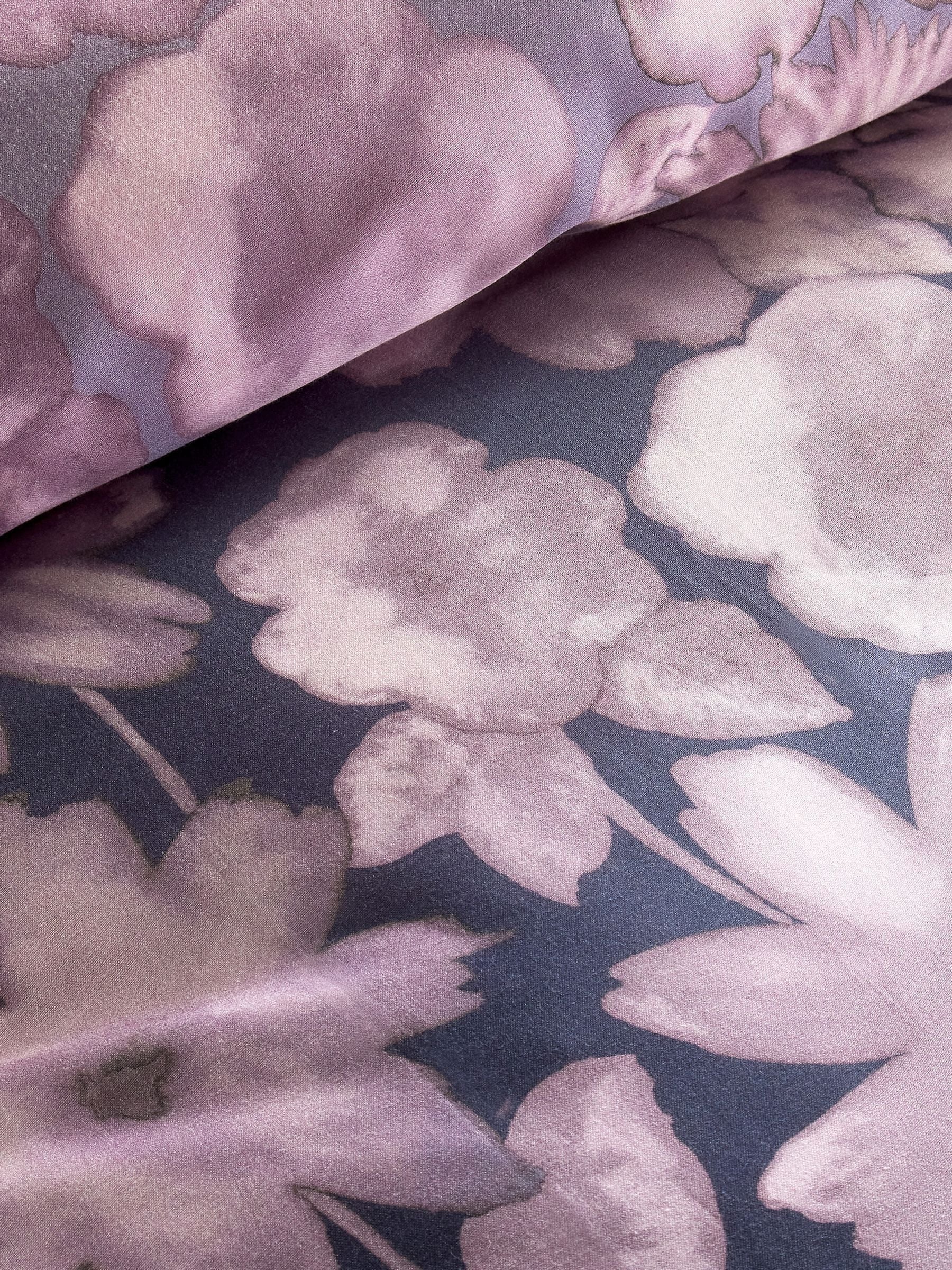 Vantona purple Georgia quilt cover set (British brand)