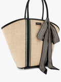 Carvela Sorrento black straw basket bag, UK version
