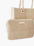 Carvela Sorrento Midi Raffia Bag beige - British product