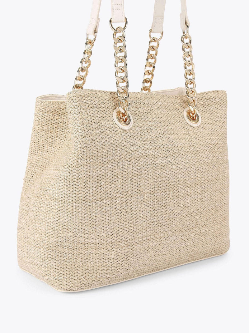 Carvela Cream Chrome Cammie 3 tote bag, UK version
