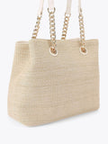 Carvela Cream Chrome Cammie 3 tote bag, UK version