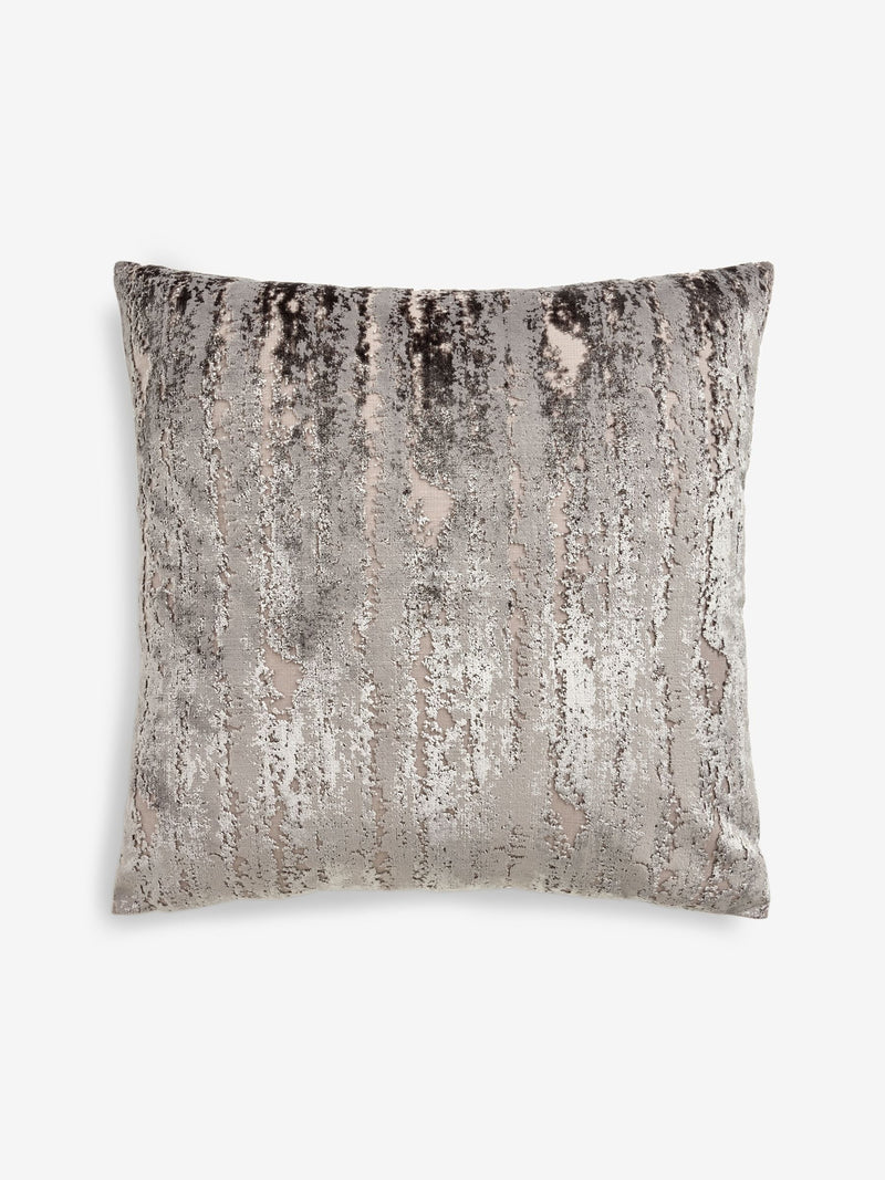 Charcoal grey velvet cushion 59x59cm - British product