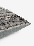 Charcoal grey velvet cushion 59x59cm - British product