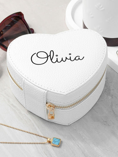 Treat Republic Personalised Heart Jewellery Case
