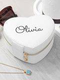 Treat Republic Personalised Heart Jewellery Case (British brand)
