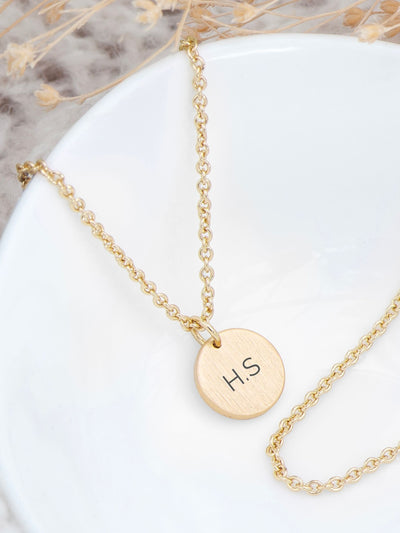 Als nächstes Silber Rundes Tag Halskette mit personalisiertem Monogramm und verstellbarer Kette - Online bei McGrocer kaufen