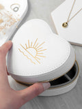 Treat Republic customisable heart jewellery case compact, imported from the UK