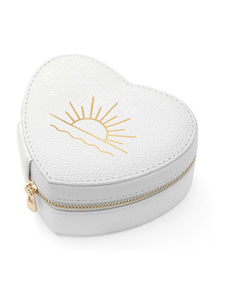Treat Republic customisable heart jewellery case compact, imported from the UK