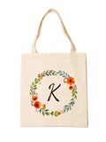 Treat Republic linen tote bag autumn wreath design, imported from the UK