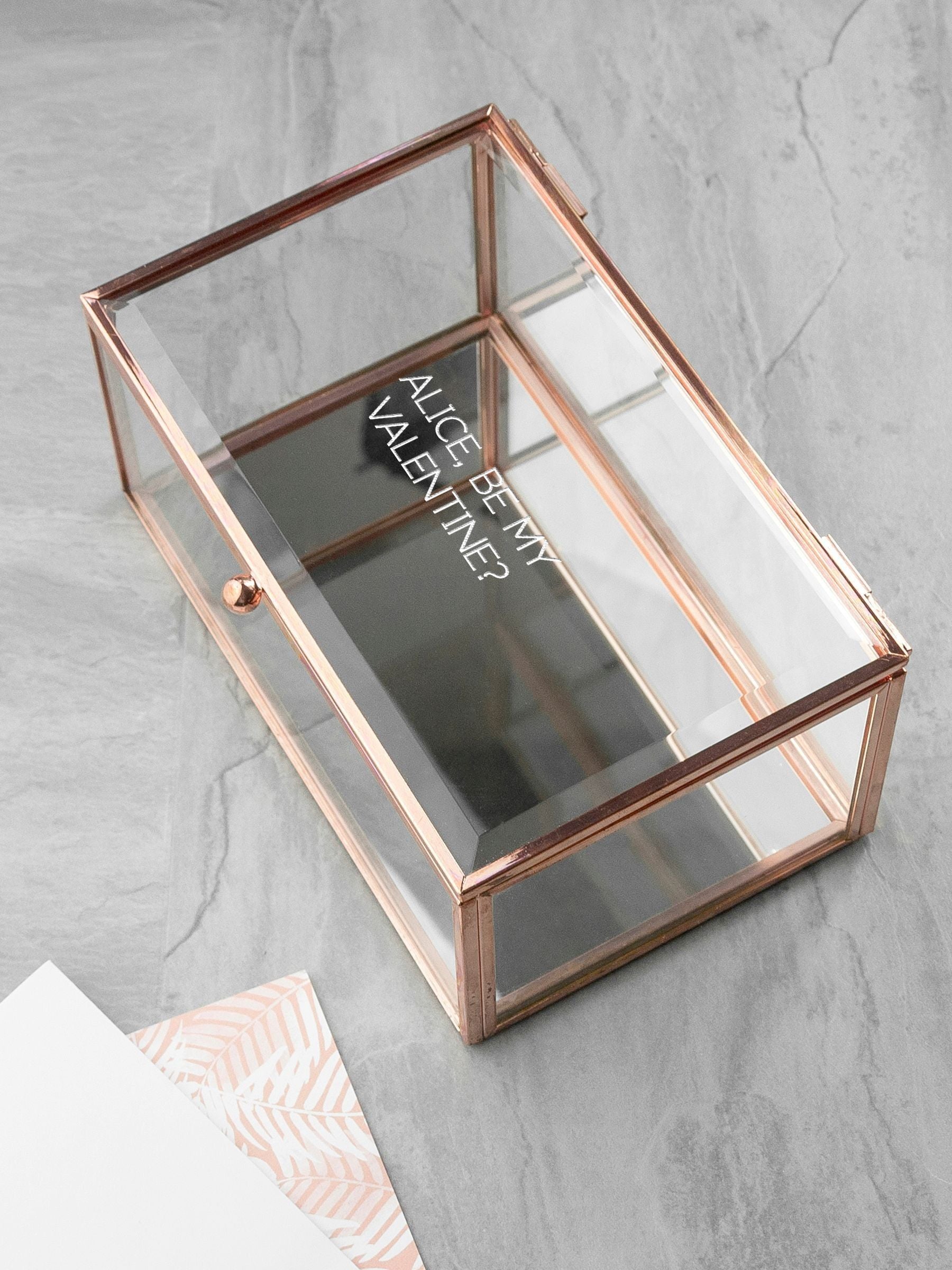 Treat Republic personalised glass jewellery box, UK version