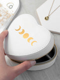 Treat Republic heart jewellery case lunar phase (British brand)