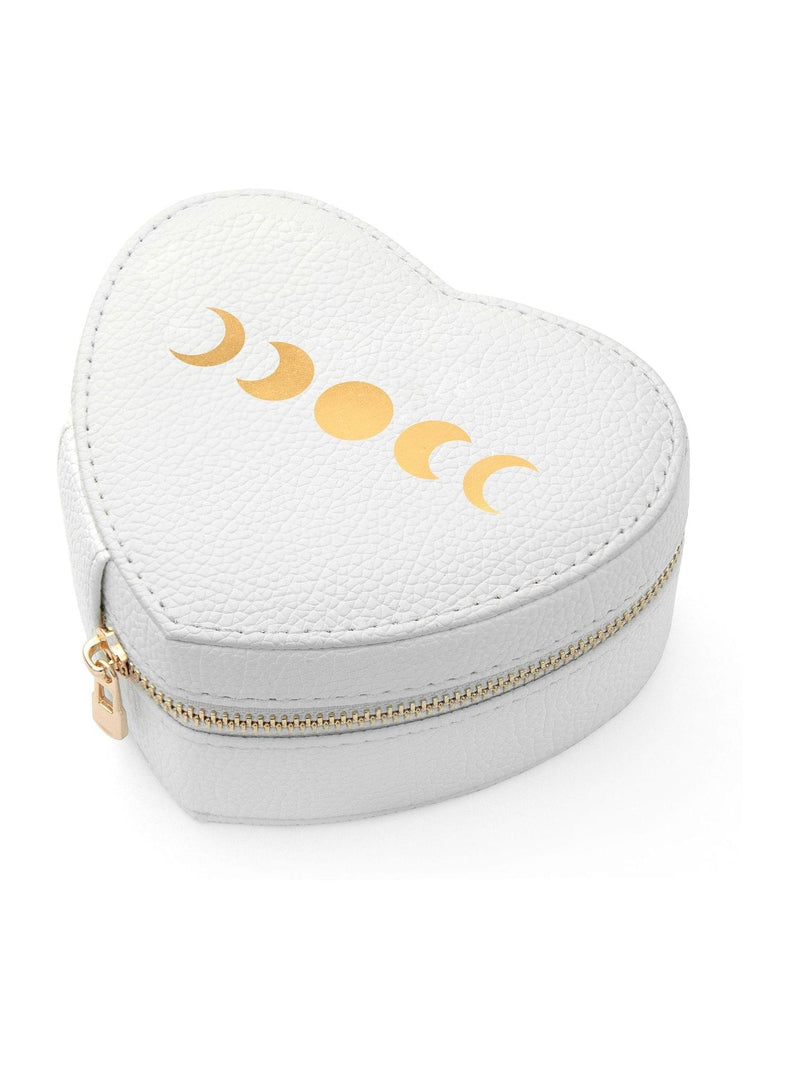 Treat Republic heart jewellery case lunar phase (British brand)
