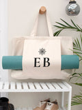 Treat Republic monogrammed yoga tote bag 27L, imported from the UK
