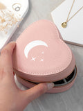 Treat Republic customisable heart jewellery case with velvet lining (British brand)