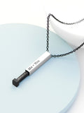 Treat Republic personalised square hidden message necklace - British product