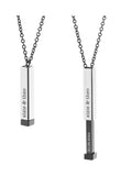 Treat Republic personalised square hidden message necklace - British product