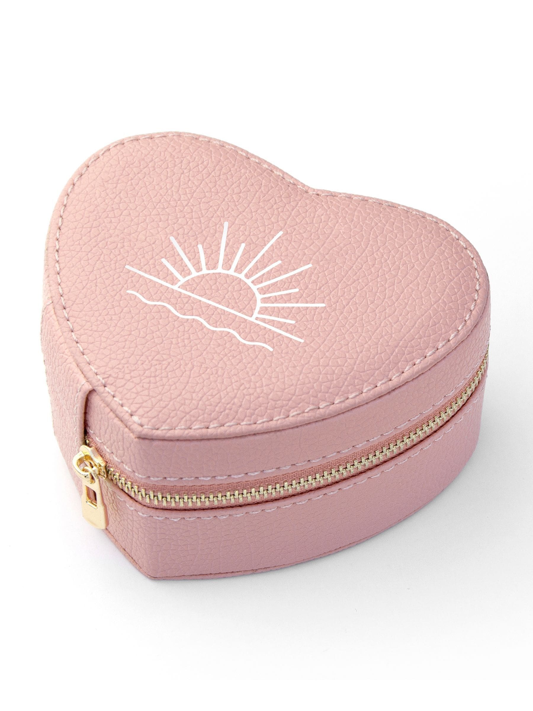 Treat Republic customisable icon heart jewellery case (British brand)