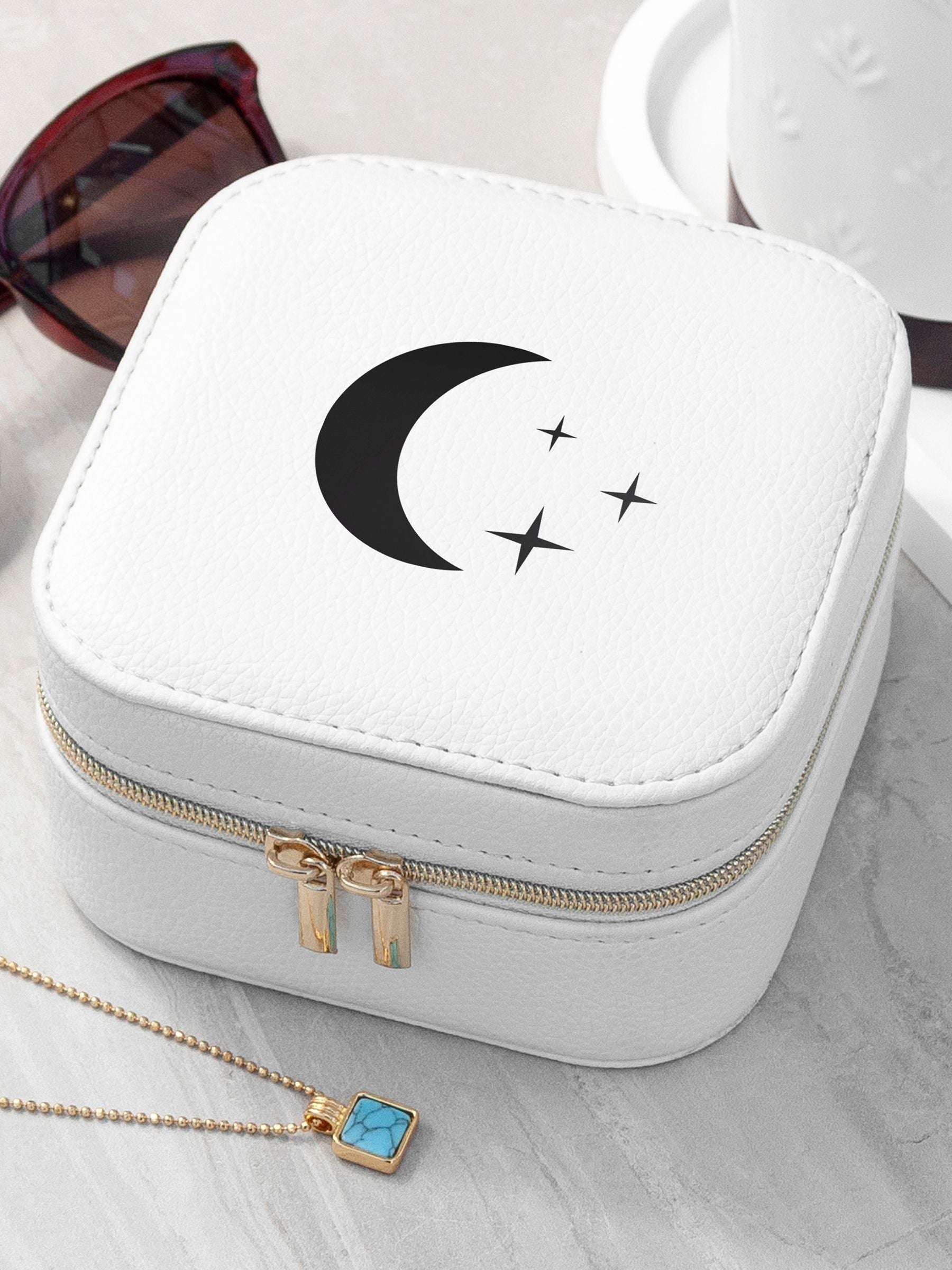 Treat Republic travel jewellery case Moon and Stars (British brand)