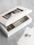 Treat Republic personalised jewellery box with photo frame - British product