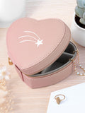 Treat Republic pink heart jewellery case shooting star, UK version