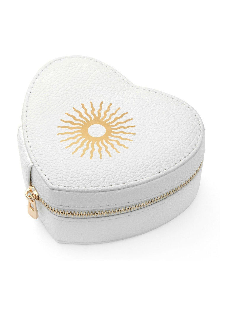 Treat Republic heart jewellery case with customisable icon, imported from the UK