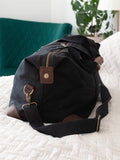 Treat Republic personalised luxury waxed canvas holdall 19L, UK version