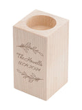 Treat Republic personalised wreath tealight holder, imported from the UK