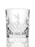 Treat Republic personalised crystal whisky tumbler, UK version