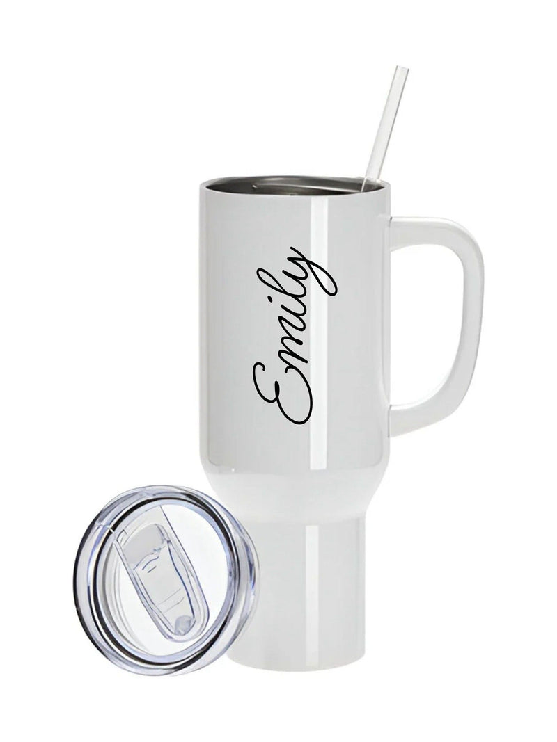 Treat Republic personalised 40oz travel mug tumbler (British brand)