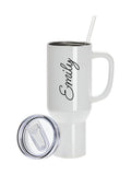 Treat Republic personalised 40oz travel mug tumbler (British brand)