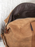 Treat Republic personalised luxury waxed canvas holdall 19L, UK version