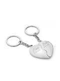 Treat Republic personalised magnetic heart keyring set (British brand)