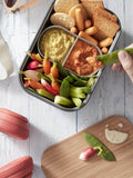 Black & Blum orange stainless steel sandwich box 1.25L - British product