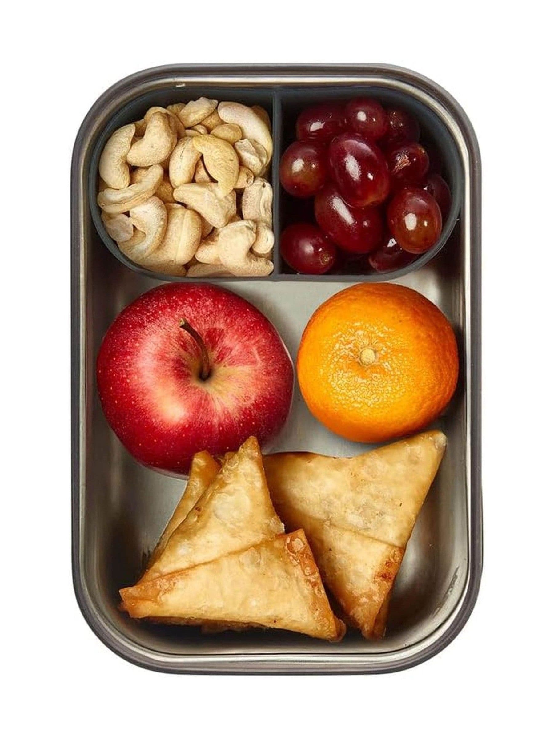 Black & Blum orange stainless steel sandwich box 1.25L - British product