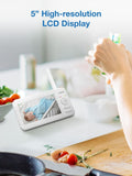 VTech white video baby monitor, imported from the UK