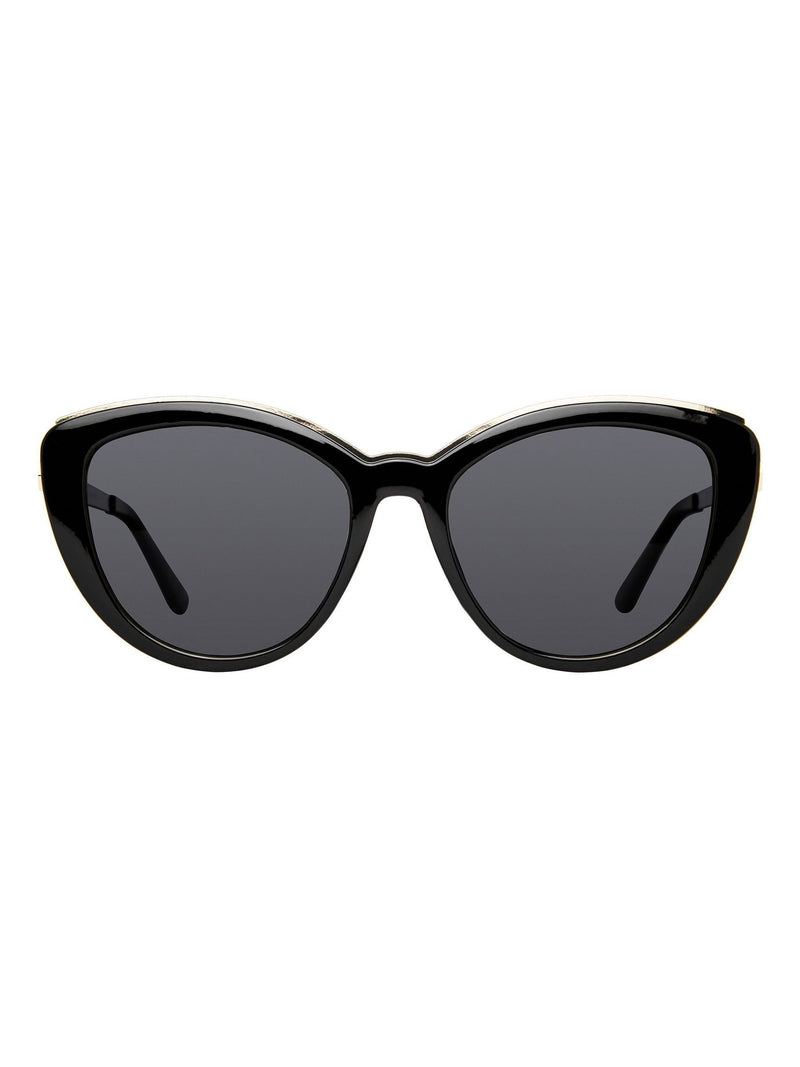 Prive Revaux Black Sunset Place cat eye sunglasses, imported from the UK