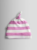 JoJo Maman Bébé cherry stripe hat and bib set, UK version