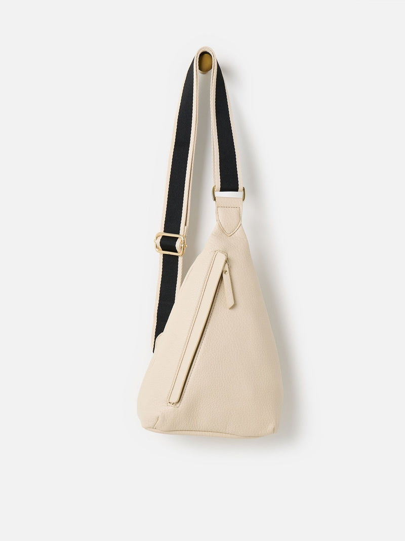 Oliver Bonas moss green belt bag with cross-body strap (British brand)