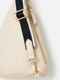 Oliver Bonas moss green belt bag with cross-body strap (British brand)