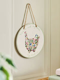 Ceramic cat person hanging decoration 12cm (British brand)