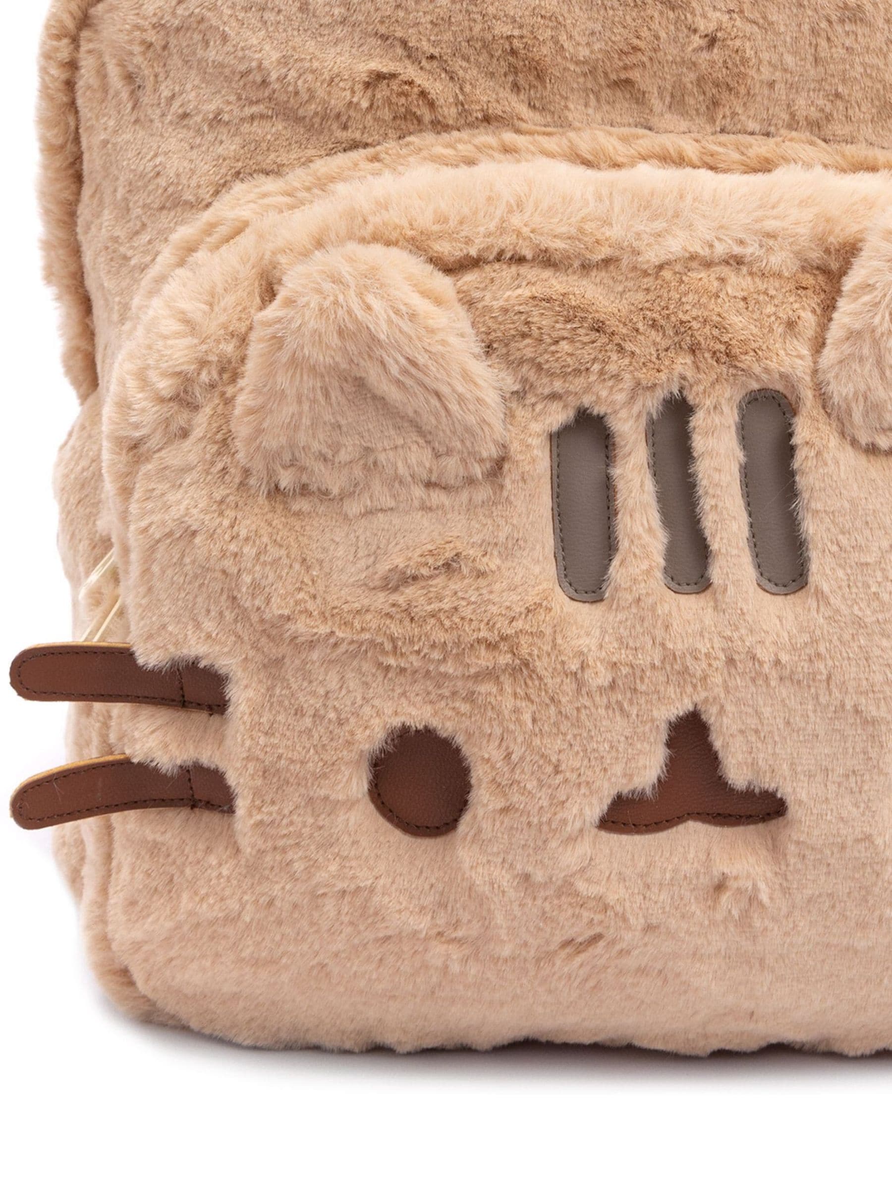Vanilla Underground cream Pusheen furry backpack, imported from the UK